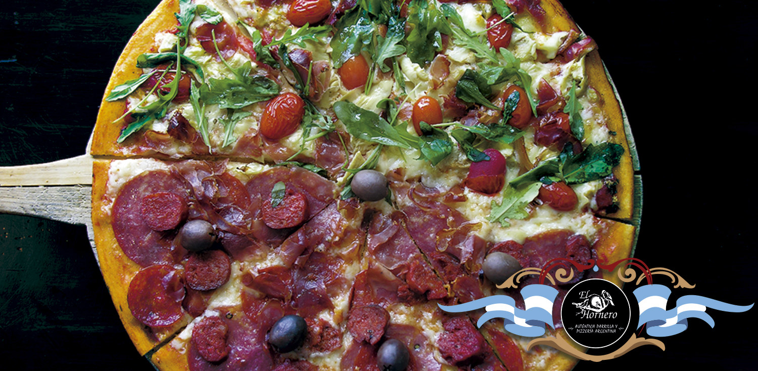 Pizza al horno de piedra · El Hornero Zibatá
